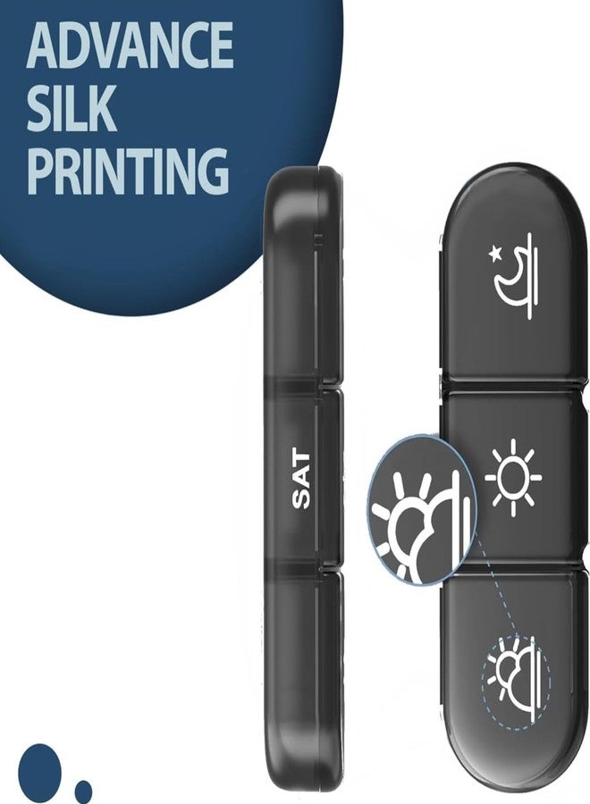 TYAGY Weekly Pill Organizer Box, 7 Days 3 Times Daily, Medicine Storage Container for Travel and Home - Image 2